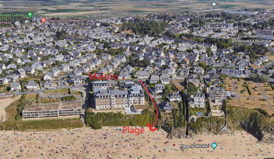 Villa Les Mouettes, Au Bord De La Mer. Saint-Malo Extérieur photo